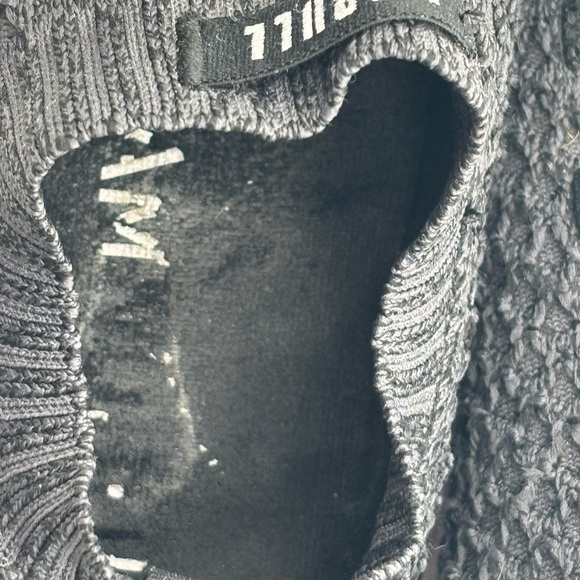 NOBULL Black Knit Sneakers Men Size 11 - Picture 7 of 8